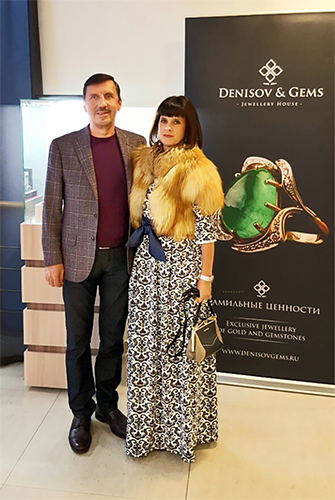Владельцы ювелирного холдинга «Галерея самоцветов» Влад и Маргарита Денисовы