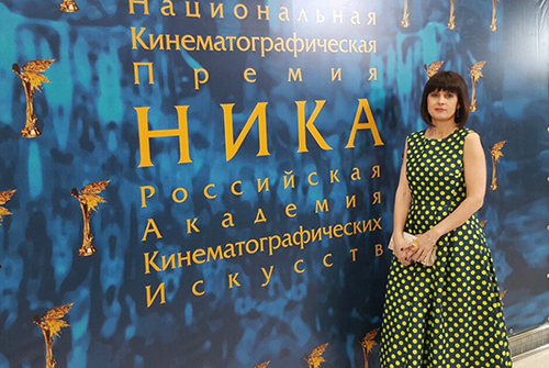 Владелица ювелирного холдинга «Галерея самоцветов» Маргарита Денисова на 29-ой церемонии кинопремии «Ника»