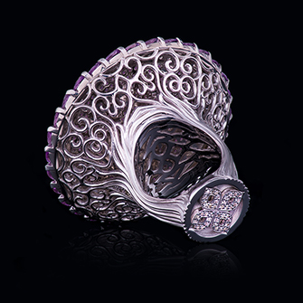 Эксклюзивное кольцо «Фамильная драгоценность» от ювелирного дома DENISOV & GEMS для Надежды Бабкиной