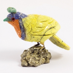 Фигурка "Птица -Перу" Камень кальцит, в ассортименте