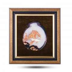 Картина "Рыба" из природного камня