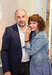 Вера Бабичева и Сергей Голомазов в Галерее самоцветов