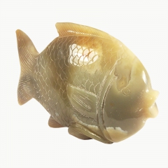 Фигура "Рыба" Камень агат
