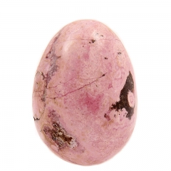 Пасхальный подарок Яйцо из натурального камня Драгоценный камень родохрозит
