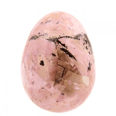 Пасхальное яйцо из натурального камня Драгоценный камень родохрозит