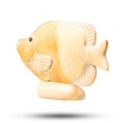 Фигурка из камня ангидрит "Рыбка"