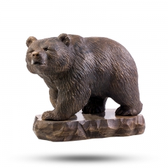 Фигурка из камня ангидрит "Медведь"