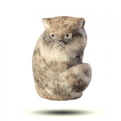 Фигурка "Кот" из каменя ангидрид