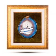 Картина "Безмятежность" Драгоценный камень агат