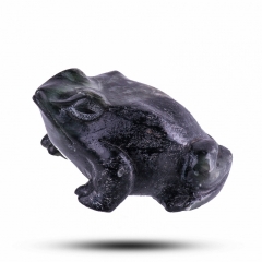 Фигурка из камня "Лягушка" Камень ангидрит, кальцит