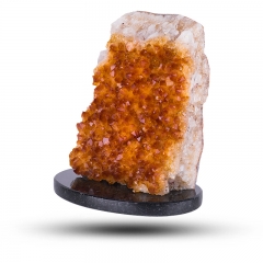 Коллекционный камень "Цитрин" на подставке