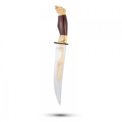 Охотничий нож "Кабан" златоустовская гравюра